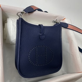 Hermès mini17 сумка через плечо, оригинальная кожа TC, прошита во