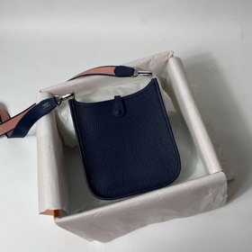 Hermès mini17 сумка через плечо, оригинальная кожа TC, прошита во