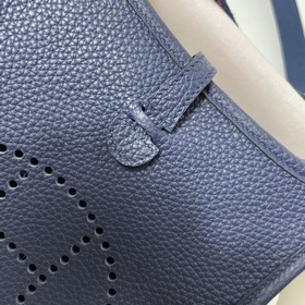 Hermès mini17 сумка через плечо, оригинальная кожа TC, прошита во