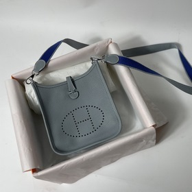 Hermès mini17 сумка через плечо, оригинальная кожа TC, прошита во