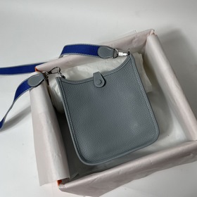Hermès mini17 сумка через плечо, оригинальная кожа TC, прошита во