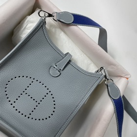 Hermès mini17 сумка через плечо, оригинальная кожа TC, прошита во