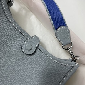 Hermès mini17 сумка через плечо, оригинальная кожа TC, прошита во