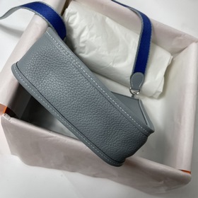 Hermès mini17 сумка через плечо, оригинальная кожа TC, прошита во