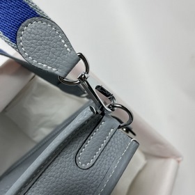 Hermès mini17 сумка через плечо, оригинальная кожа TC, прошита во