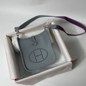 Hermès mini17 сумка через плечо, оригинальная кожа TC, прошита во