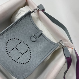 Hermès mini17 сумка через плечо, оригинальная кожа TC, прошита во