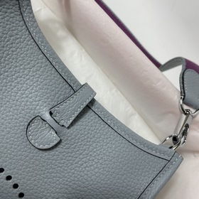 Hermès mini17 сумка через плечо, оригинальная кожа TC, прошита во