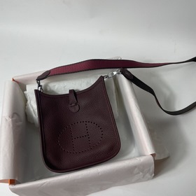 Hermès mini17 сумка через плечо, оригинальная кожа TC, прошита во