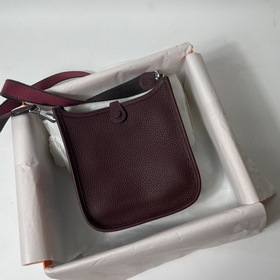 Hermès mini17 сумка через плечо, оригинальная кожа TC, прошита во