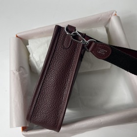 Hermès mini17 сумка через плечо, оригинальная кожа TC, прошита во