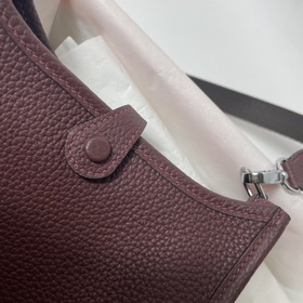 Hermès mini17 сумка через плечо, оригинальная кожа TC, прошита во
