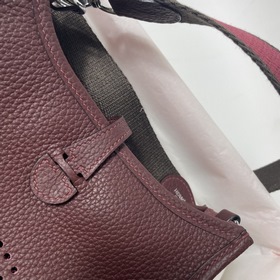 Hermès mini17 сумка через плечо, оригинальная кожа TC, прошита во