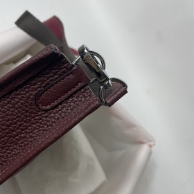 Hermès mini17 сумка через плечо, оригинальная кожа TC, прошита во
