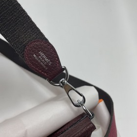 Hermès mini17 сумка через плечо, оригинальная кожа TC, прошита во