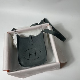 Сумка Hermes mini17 через плечо, оригинальная кожа TC, прошита во