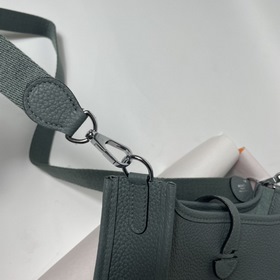 Сумка Hermes mini17 через плечо, оригинальная кожа TC, прошита во