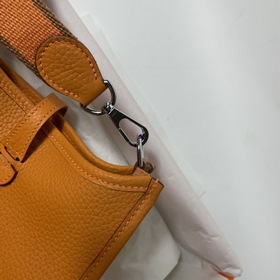 Hermès mini17 сумка через плечо, оригинальная кожа TC, прошита во