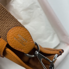 Hermès mini17 сумка через плечо, оригинальная кожа TC, прошита во