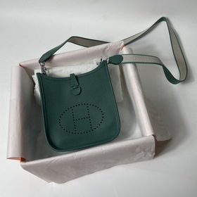 Hermès mini17 сумка через плечо, оригинальная кожа TC, прошита во