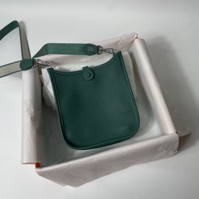 Hermès mini17 сумка через плечо, оригинальная кожа TC, прошита во