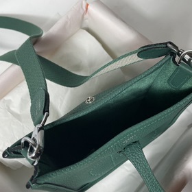 Hermès mini17 сумка через плечо, оригинальная кожа TC, прошита во