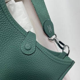 Hermès mini17 сумка через плечо, оригинальная кожа TC, прошита во