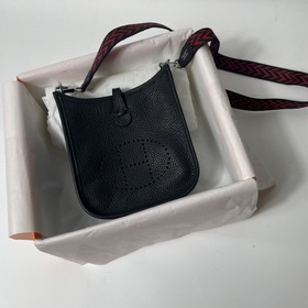 Сумка Hermes mini17 через плечо, оригинальная кожа TC, прошита во