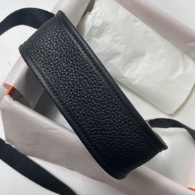 Сумка Hermes mini17 через плечо, оригинальная кожа TC, прошита во
