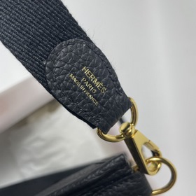 Сумка Hermes mini17 через плечо, оригинальная кожа TC, прошита во
