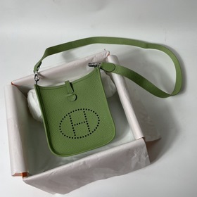Hermès mini17 сумка через плечо, оригинальная кожа TC, прошита во