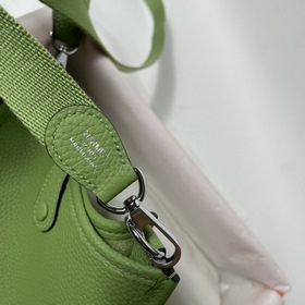 Hermès mini17 сумка через плечо, оригинальная кожа TC, прошита во