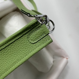 Hermès mini17 сумка через плечо, оригинальная кожа TC, прошита во