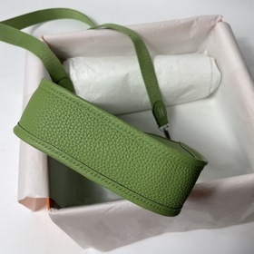 Hermès mini17 сумка через плечо, оригинальная кожа TC, прошита во