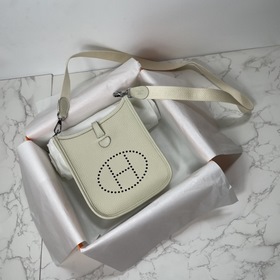 Hermès mini17 сумка через плечо, оригинальная кожа TC, прошита во