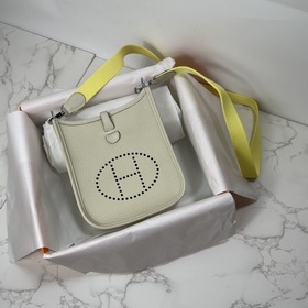 Hermès mini17 сумка через плечо, оригинальная кожа TC, прошита во