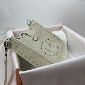 Hermès mini17 сумка через плечо, оригинальная кожа TC, прошита во