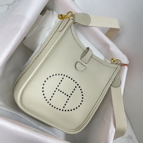 Hermès mini17 сумка через плечо, оригинальная кожа TC, прошита во