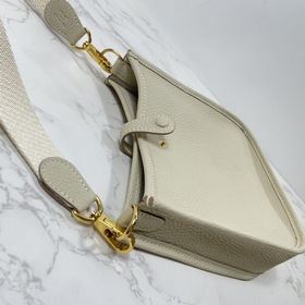 Hermès mini17 сумка через плечо, оригинальная кожа TC, прошита во