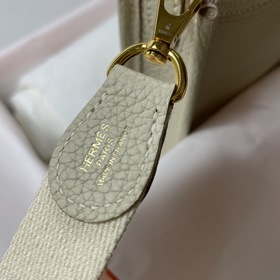 Hermès mini17 сумка через плечо, оригинальная кожа TC, прошита во