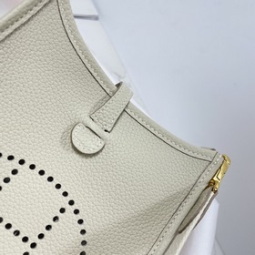 Hermès mini17 сумка через плечо, оригинальная кожа TC, прошита во
