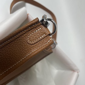 Hermès mini17 сумка через плечо, оригинальная кожа TC, прошита во