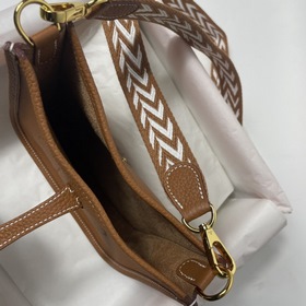 Hermès mini17 сумка через плечо, оригинальная кожа TC, прошита во