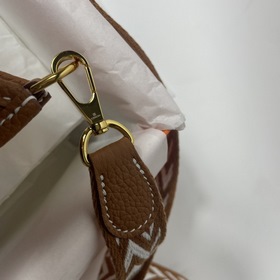 Hermès mini17 сумка через плечо, оригинальная кожа TC, прошита во
