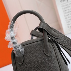 Hermès mini lindy сумка через плечо Импортная кожа TC Шов с вос