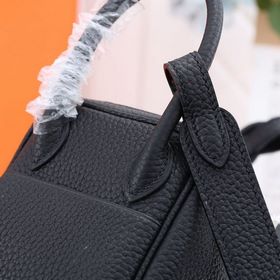 Hermès mini lindy сумка через плечо Импортная кожа TC Шов с вос