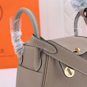 Hermès mini lindy сумка через плечо Импортная кожа TC Шов с вос