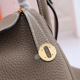 Hermès mini lindy сумка через плечо Импортная кожа TC Шов с вос