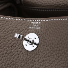 Hermès mini lindy сумка через плечо Импортная кожа TC Шов с вос