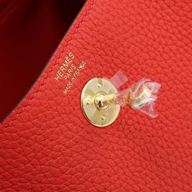 Hermès mini lindy сумка через плечо Импортная кожа TC Шов с вос